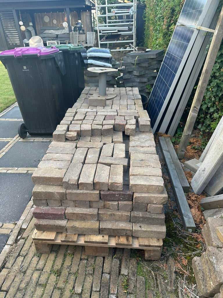 Oude gebakken waaltjes, Ophalen, Gebruikt, 10 m² of meer, Klinkers