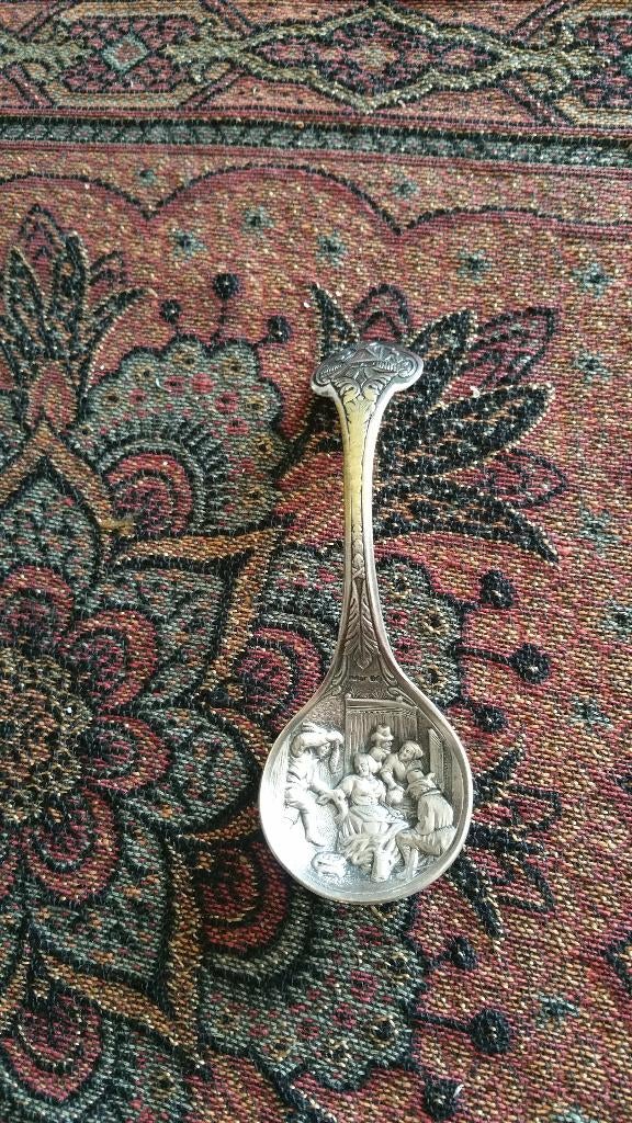 mooi fraai bewerkt ouder suikerlepeltje, Ophalen of Verzenden