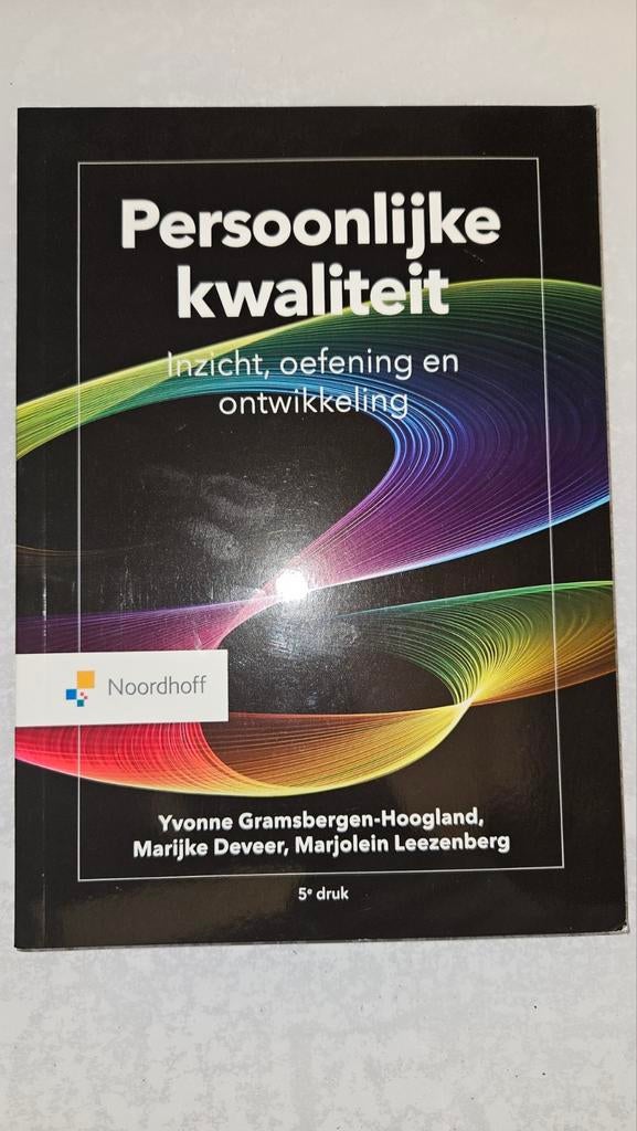 Persoonlijke Kwaliteit: Inzicht, Oefening en Ontwikkeling, Gamma, HBO, Ophalen of Verzenden, Yvonne Gramsbergen-Hoogland, Marijke Deveere, Marjolein