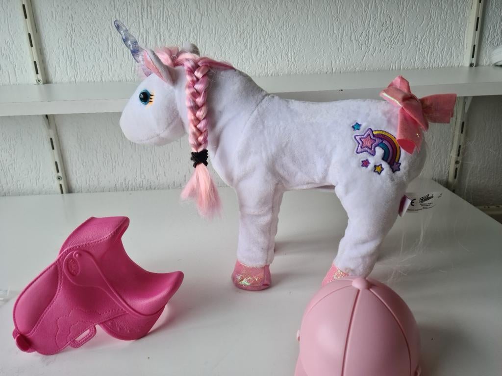 Babyborn paard, pop,stoeltje, kleren, Ophalen of Verzenden