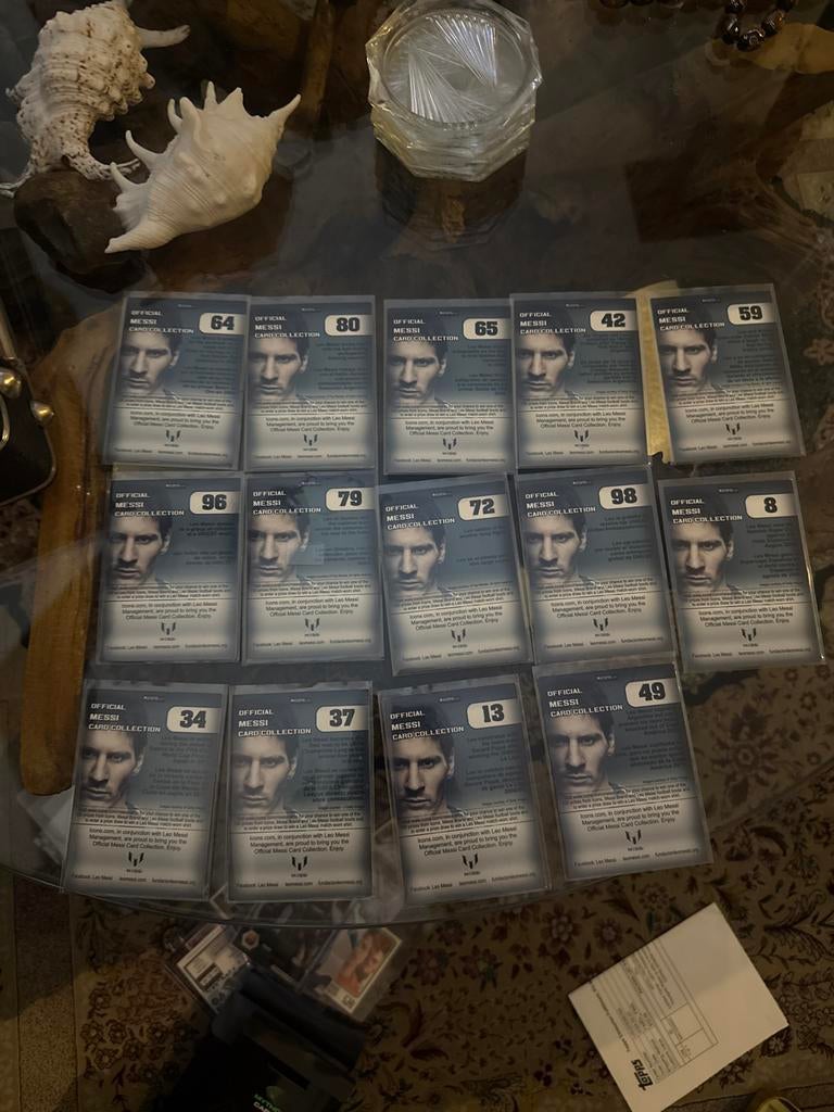 Messi Official Card Collection - Zeldzame Voetbalkaarten, Ophalen of Verzenden, Overige figuren, Zo goed als nieuw, Plaatje, Poster of Sticker