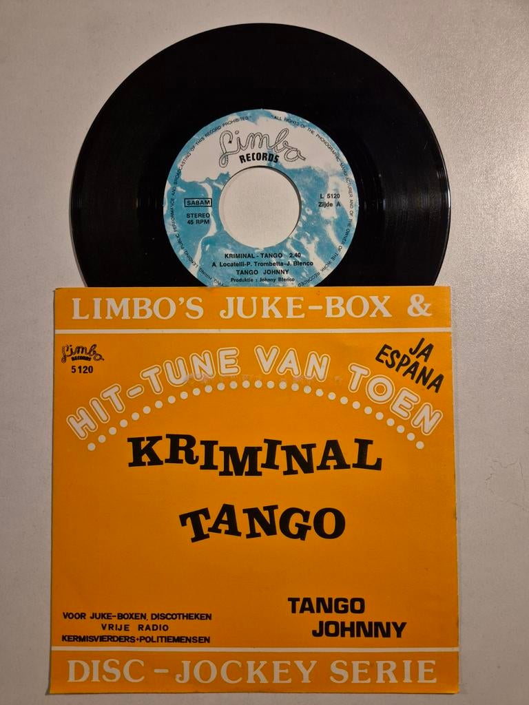 Tango Johnny-Kriminal Tango, Ophalen of Verzenden, Zo goed als nieuw, Overige formaten, Levenslied of Smartlap