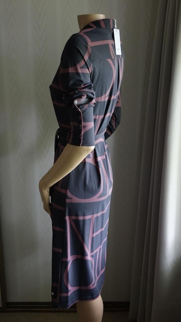 nieuw DAELIN jurkje grijs rose, Nieuw, Cocktailjurk, Maat 36 (S), Grijs