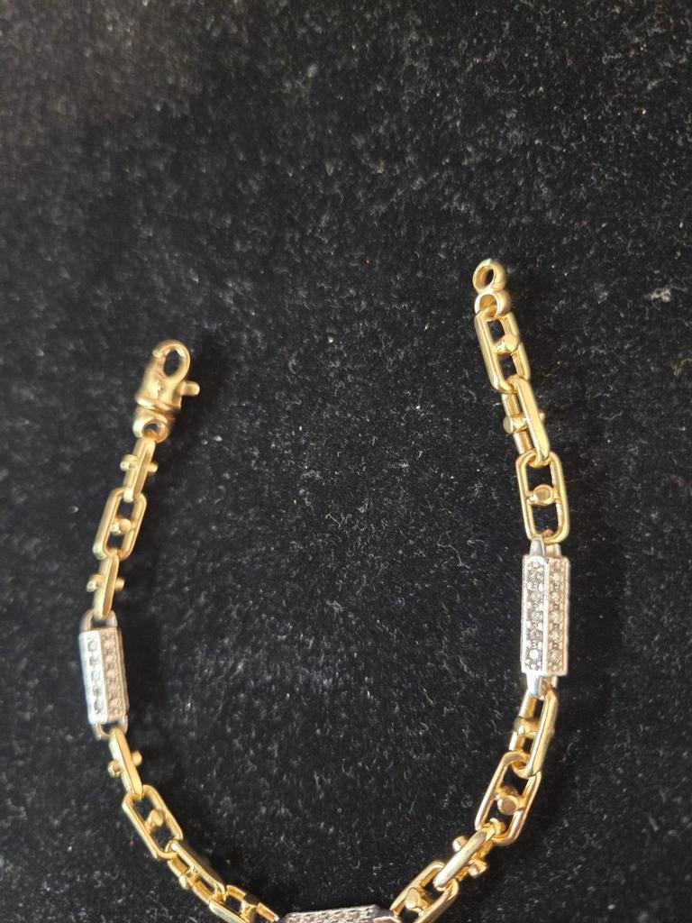 14 k gouden monte carlo armband 21,4 gram, Ophalen of Verzenden, Nieuw, Goud, Goud