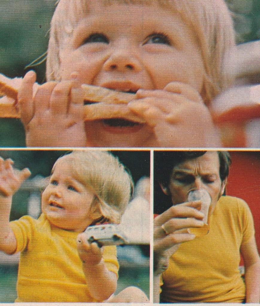 Retro reclame 1973 Roosvicee siroop jongetje op camping, Verzamelen, Retro, Verzenden, Overige typen