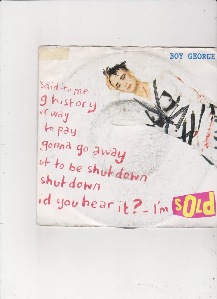 7" Single Boy George - Sold, Gebruikt, 7 inch, Single, Dance