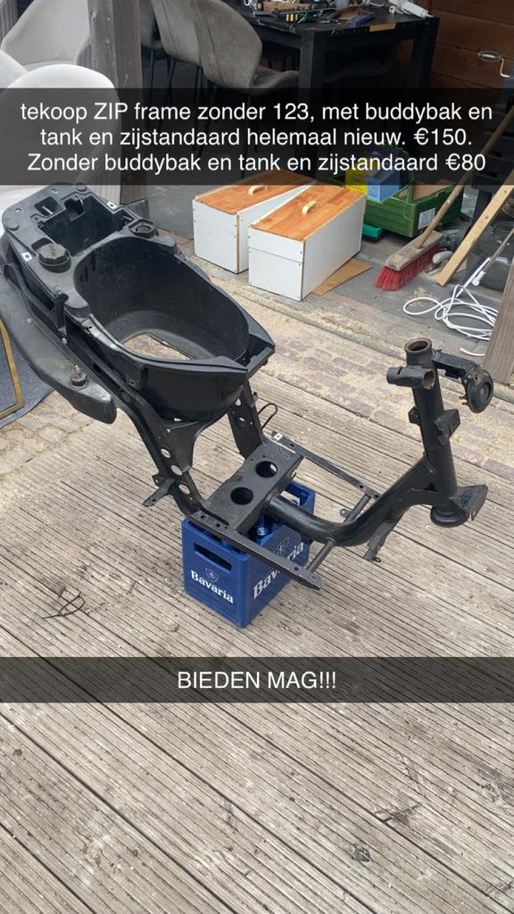 Zip frame zonder 123, Ophalen, Zo goed als nieuw, Frame, Piaggio