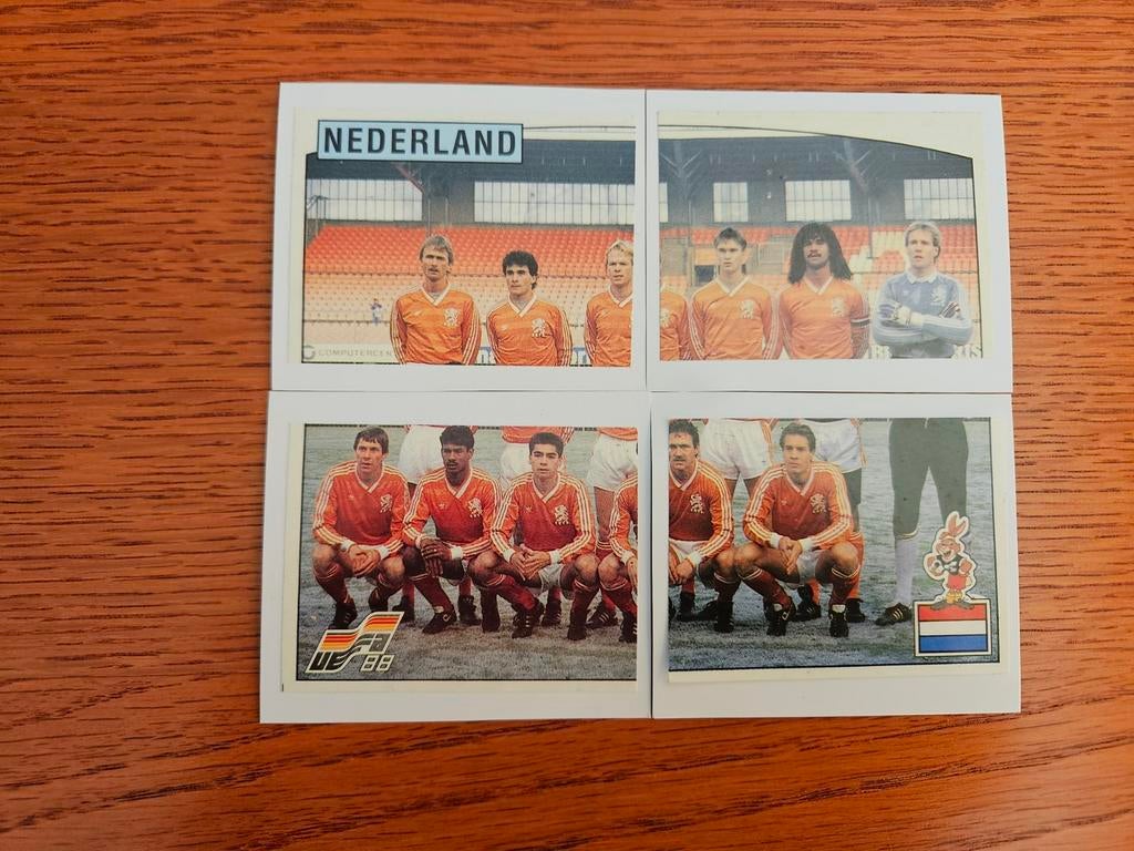 Panini euro 88 Nederlands elftal foto compleet, Ophalen of Verzenden, Zo goed als nieuw, Overige binnenlandse clubs, Poster, Plaatje of Sticker