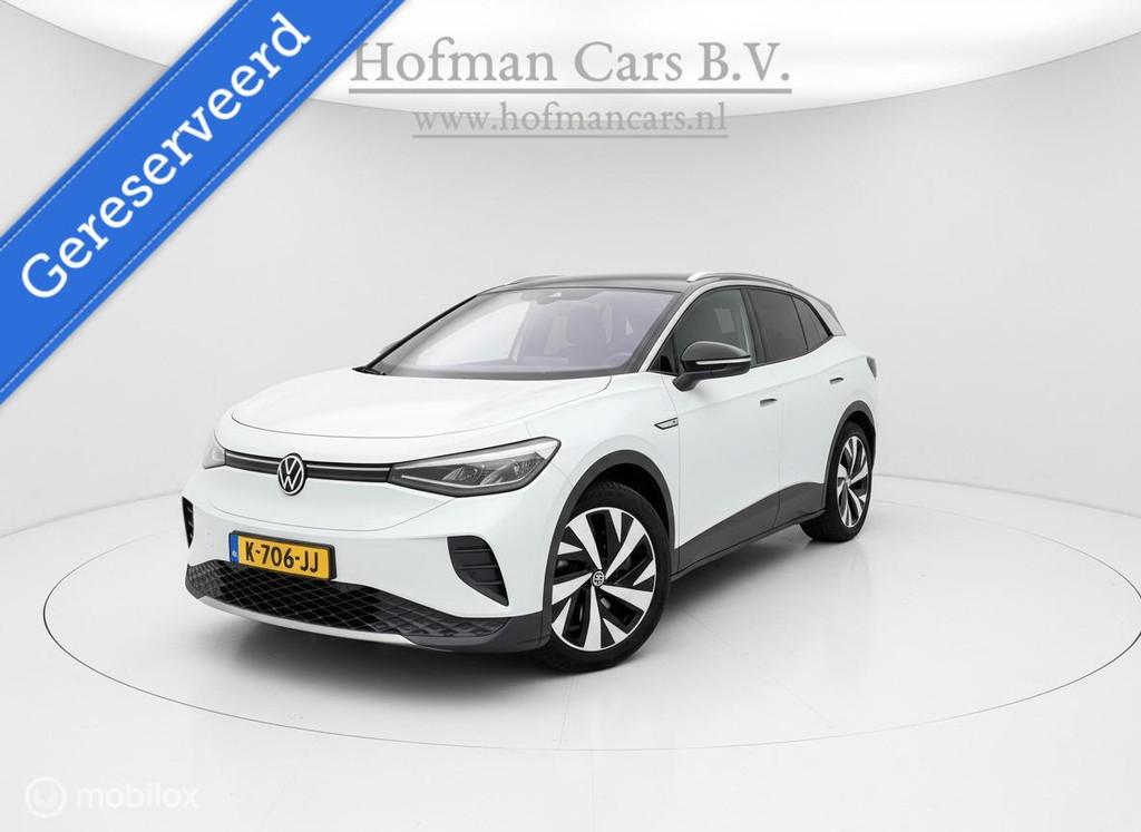 SOH 94% Volkswagen ID.4 First 77 kWh Incl BTW NAP, Auto's, Automaat, Achterwielaandrijving, Gebruikt, Zwart