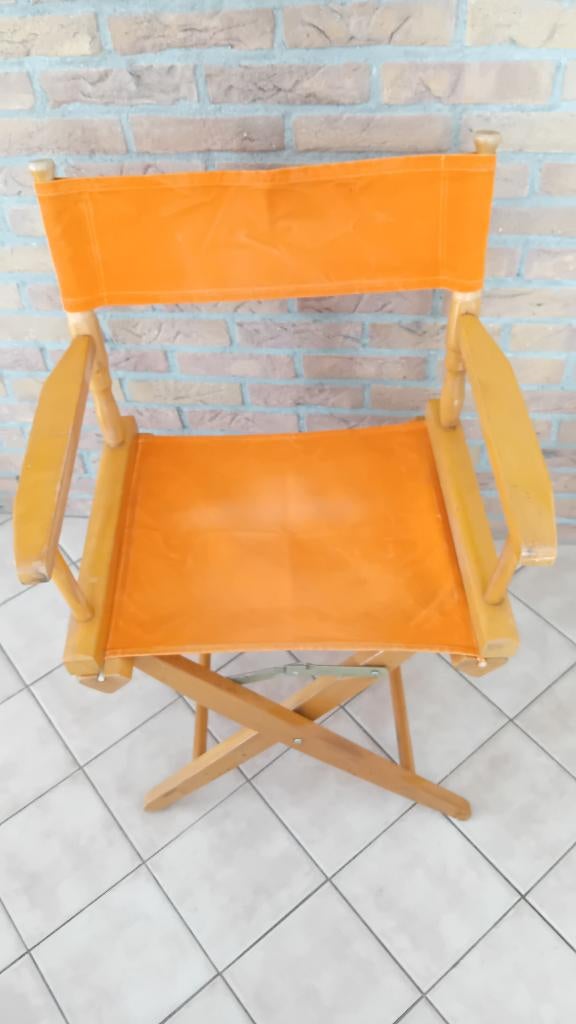 regisseur stoelen camping binnen en of buiten, Ophalen, Gebruikt, Hout, Inklapbaar