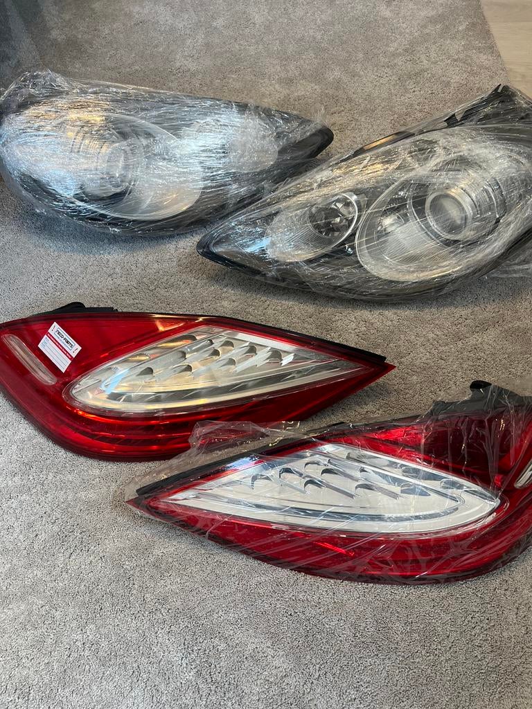Porsche autolampen 4 stuks ZIE BESCHRIJVING, Auto-onderdelen, Verlichting, Ophalen, Nieuw, Porsche