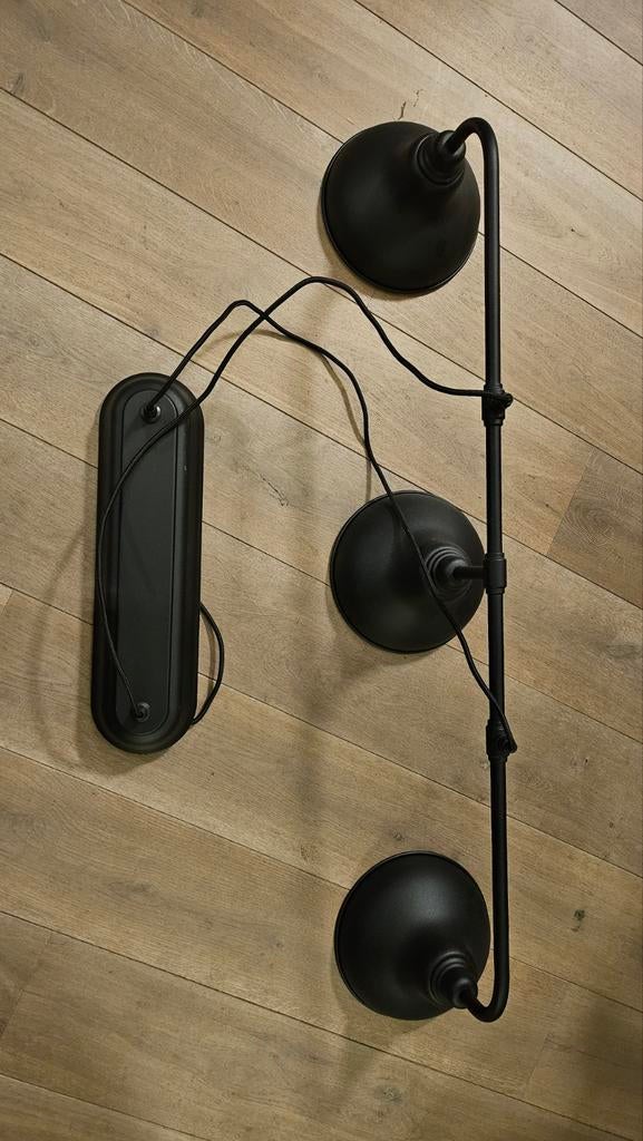 IKEA AGUNNARYD lamp zwart - Uitstekende staat, Modern, Industrieel, Ophalen of Verzenden, Zo goed als nieuw, Metaal