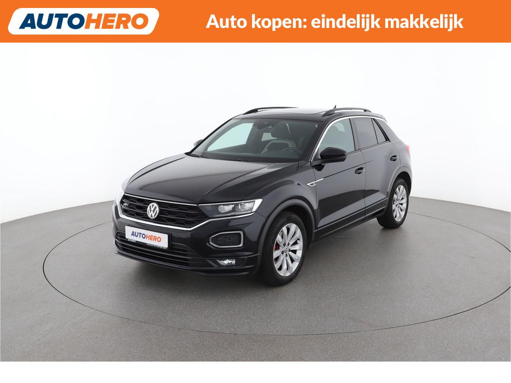 Volkswagen T-Roc 1.5 TSI ACT R Line | BE50296 | (bj 2019), 4 cilinders, Leder en Stof, Zwart, Bedrijf