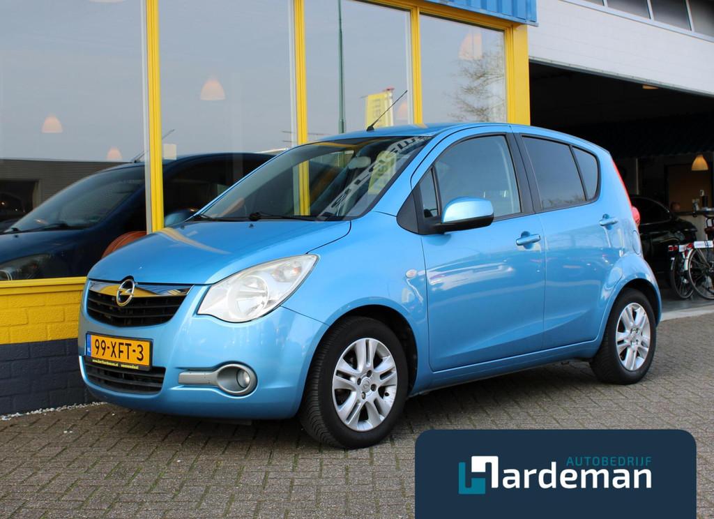 Opel Agila 1.0 Luxe, Airco, Bluetooth. apk tot 31 mei 2027., Euro 5, Stof, Gebruikt, 31 €/maand