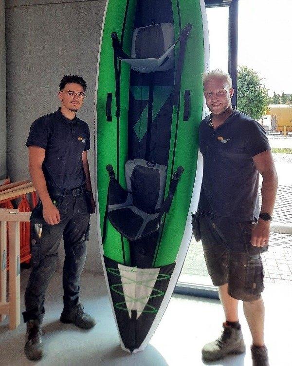 kajak inclusief opbergzak en peddels nieuw, Ophalen, Nieuw, 2-persoons