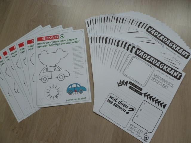 2 x Vaderdag knutselwerken voor bv. op school. (47 stuks.), Ophalen of Verzenden, Nieuw, Taal en Lezen