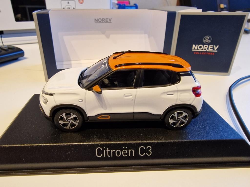Citroen C3 2021 1/43, Hobby en Vrije tijd, Modelauto's | 1:43, Ophalen of Verzenden, Nieuw, Auto, Norev