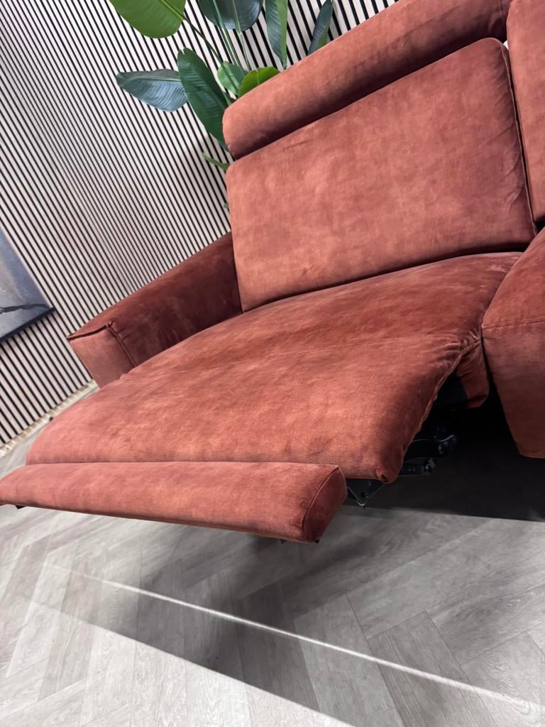 ZGAN Feelings Velvet Hoekbank Cooper Elektrisch - 297 x 215, 250 tot 300 cm, -, -, Hoekbank