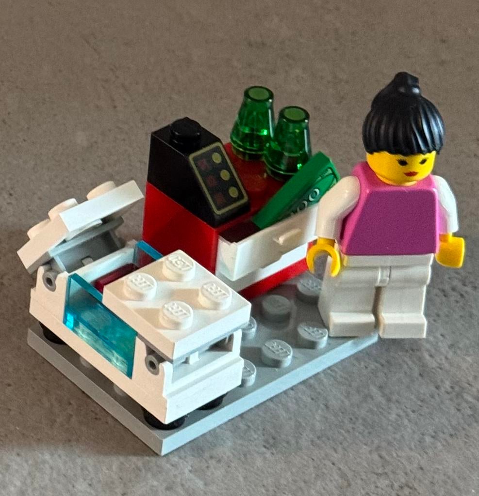 Vintage LEGO System 2885 IJsverkoper, Ophalen of Verzenden, Gebruikt, Complete set, Lego