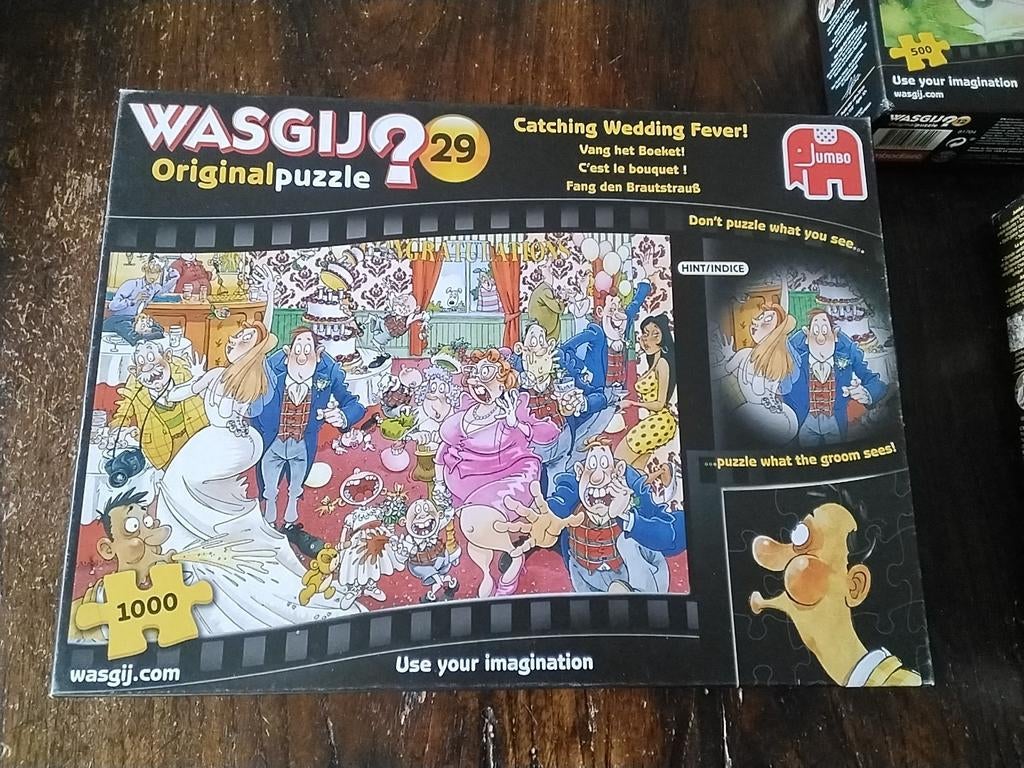 Wasgij puzzels, deze zijn leuk!, Ophalen, 500 t/m 1500 stukjes, Zo goed als nieuw