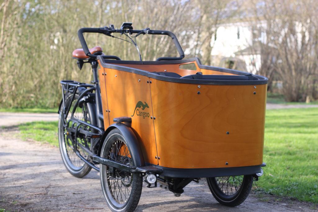 Cangoo Buckle electrisch bakfiets, 4 kinderen of meer, Elektrisch, Zo goed als nieuw, Ophalen