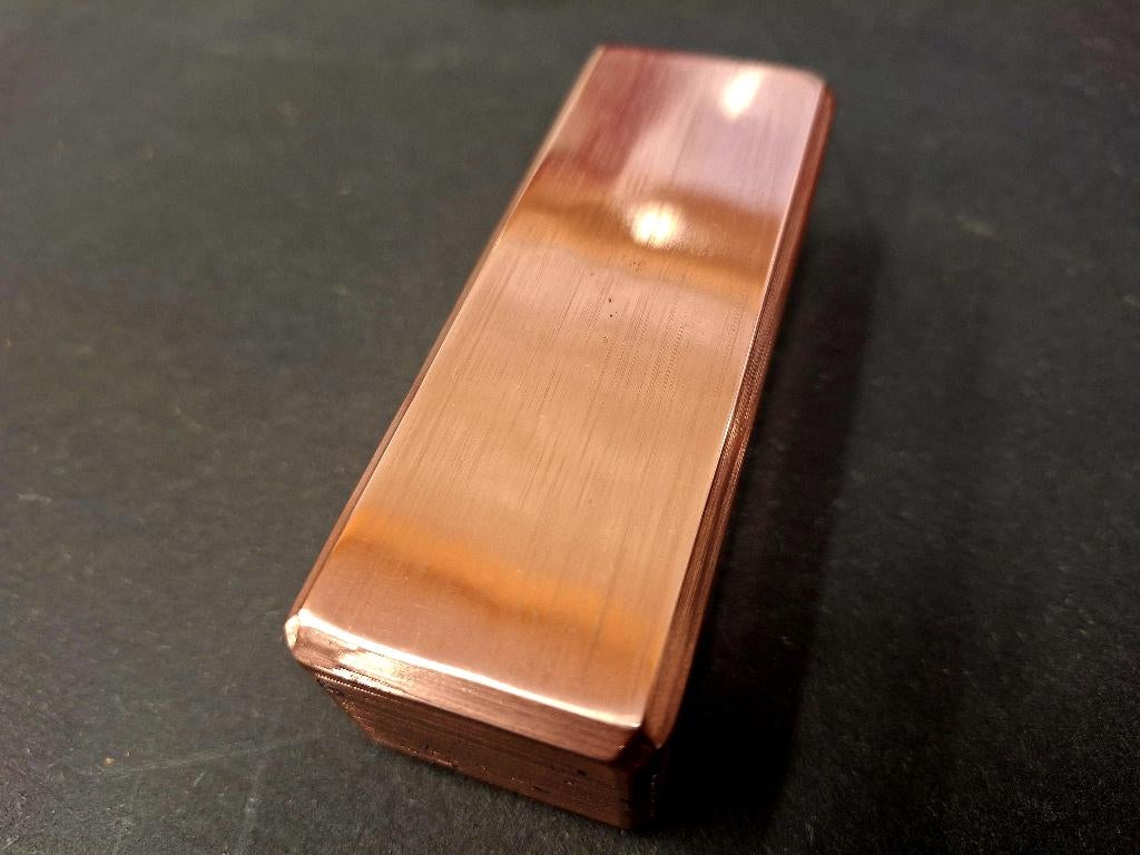 Prachtige gepolijste koperbaren 1 kg, Ophalen of Verzenden, Koper