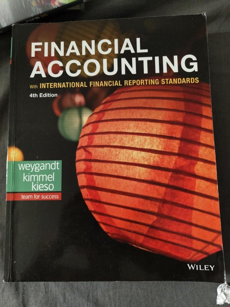 Financial Accounting 4th Edition - Weygandt Kieso, Zo goed als nieuw, Gamma, Weygandt, Kimmel, Kieso, HBO