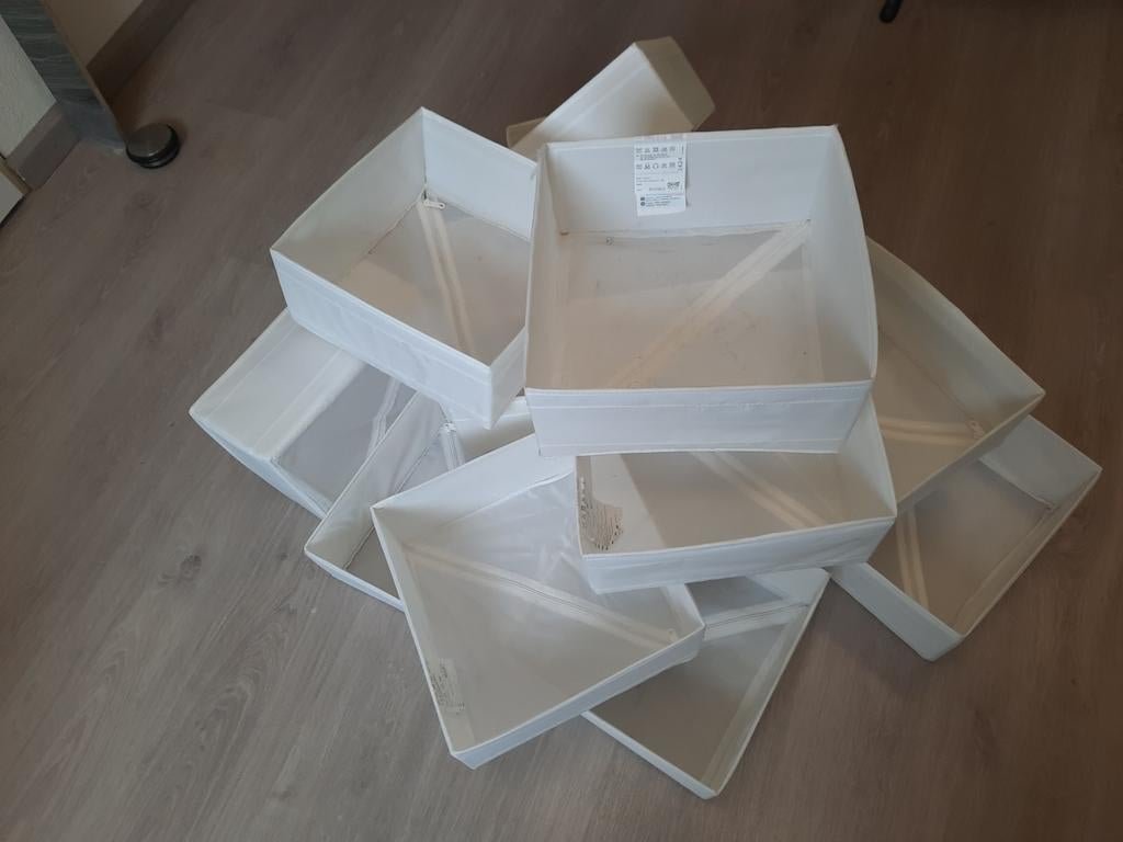 Skubb opbergmanden met rits, 12stuks, Ophalen of Verzenden, Minder dan 50 cm, Minder dan 50 cm