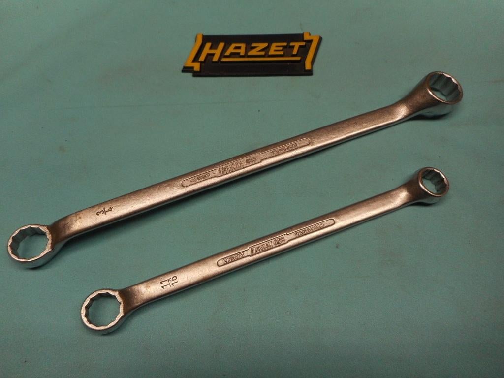 Twee Ringsleutels van Hazet No.625 A, Ophalen of Verzenden, Gebruikt