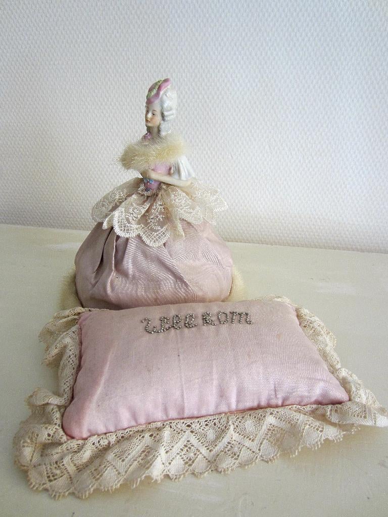 Speldenkussen set antiek handwerk, Ophalen of Verzenden