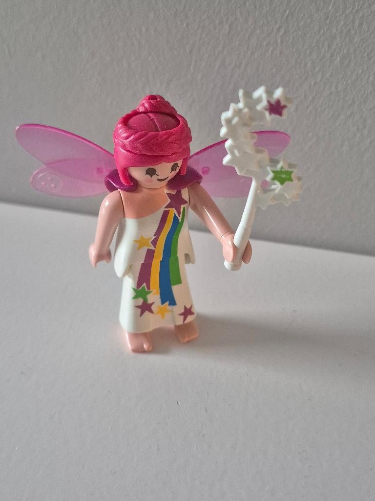 playmobil roze fee met vleugels, Ophalen of Verzenden, Gebruikt, Complete set
