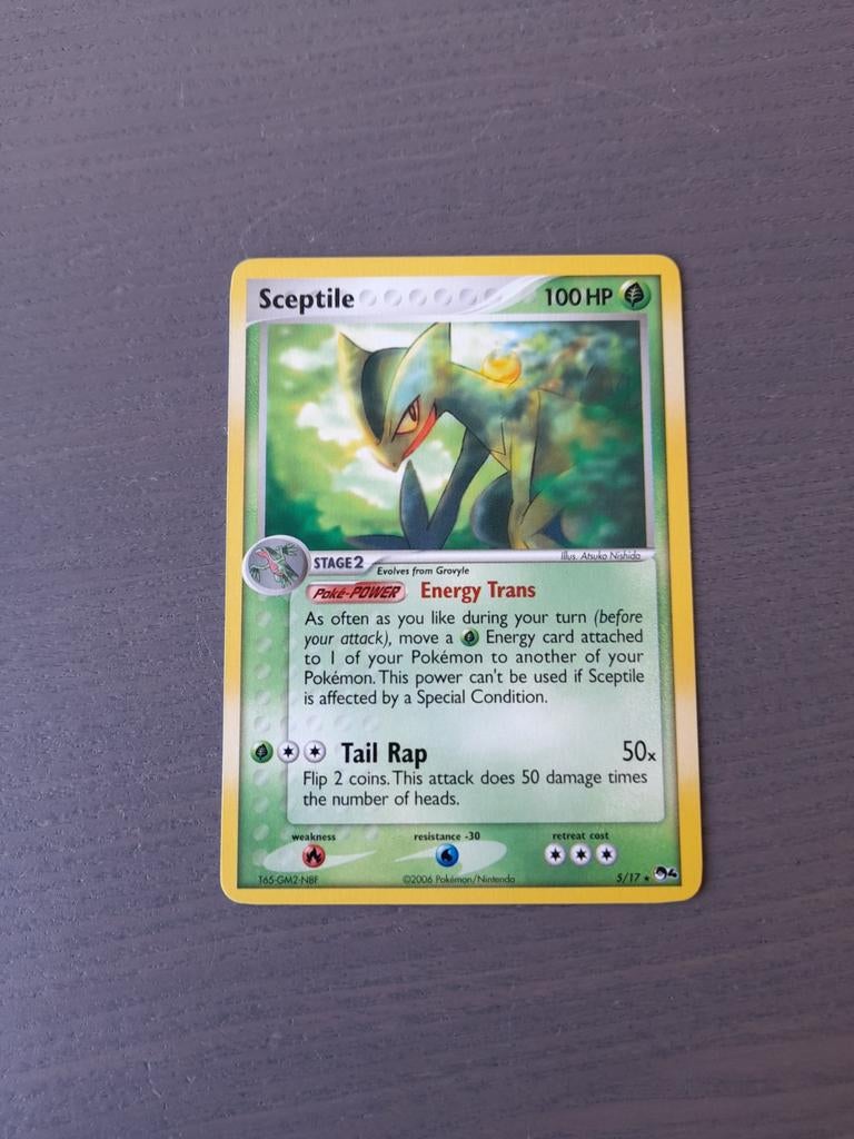 2006 pop series 4 5/17 sceptile, Ophalen of Verzenden, Zo goed als nieuw, Losse kaart