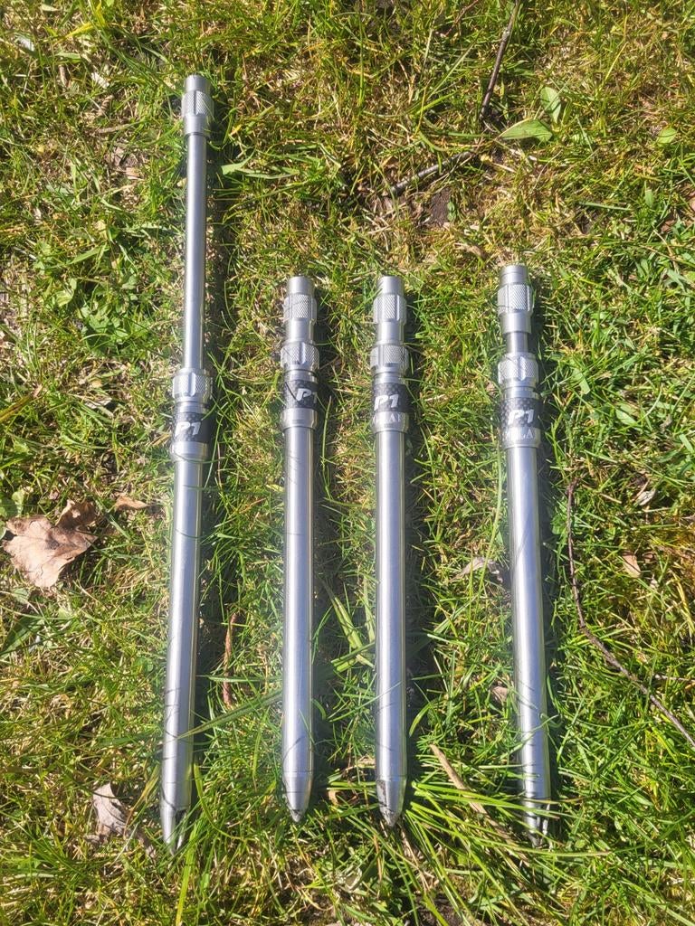 4x Solar p1 banksticks, Watersport en Boten, Hengelsport | Karpervissen, Ophalen, Zo goed als nieuw, Overige typen