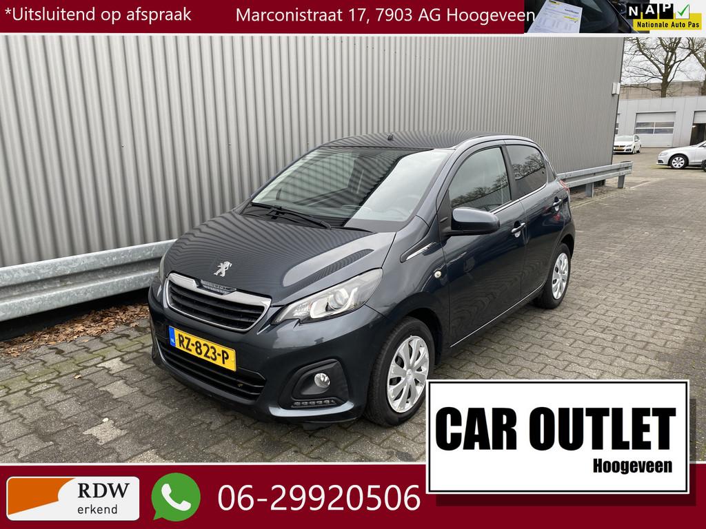 Peugeot 108 1.0 e-VTi Active 5-Drs, A/C, DAB+, Carplay, Cam., Voorwielaandrijving, Stof, Euro 6, 4 stoelen
