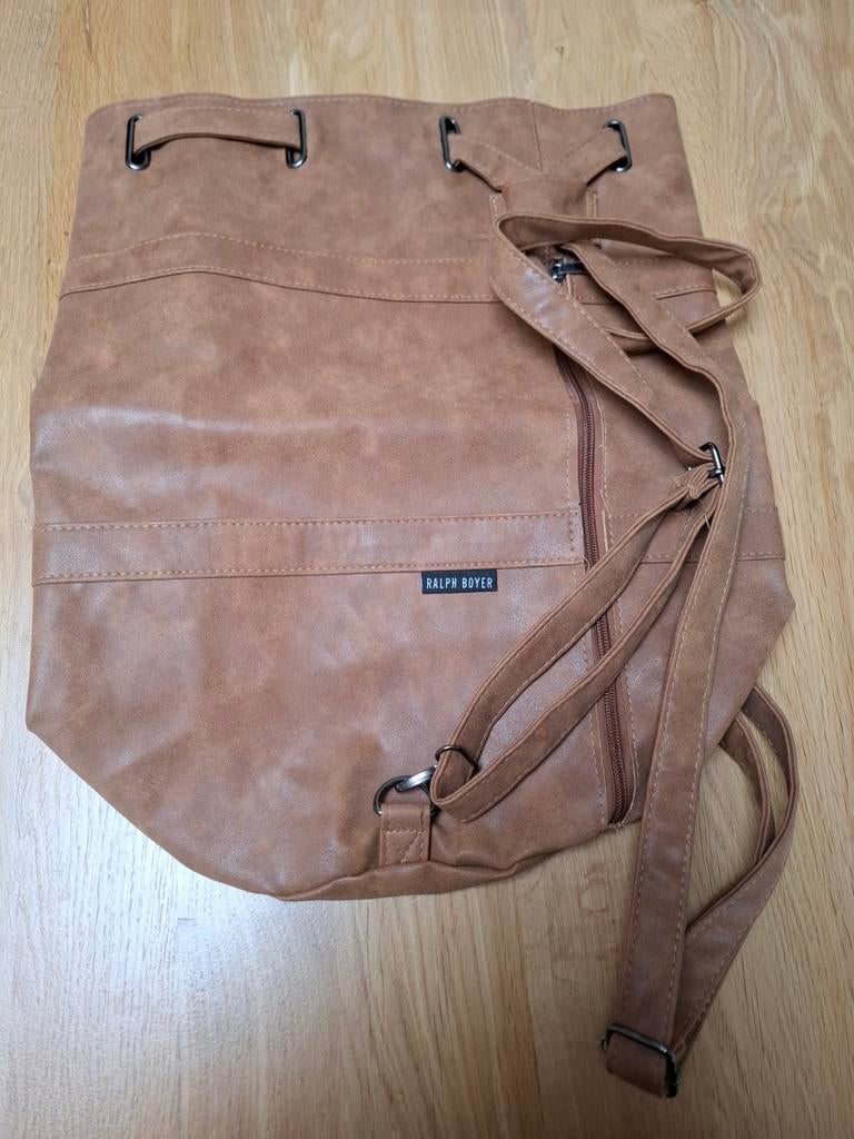 Nieuwe Ralph Boyer rugzak, bruin, Ophalen of Verzenden, Nieuw, Overige merken, 30 tot 45 cm
