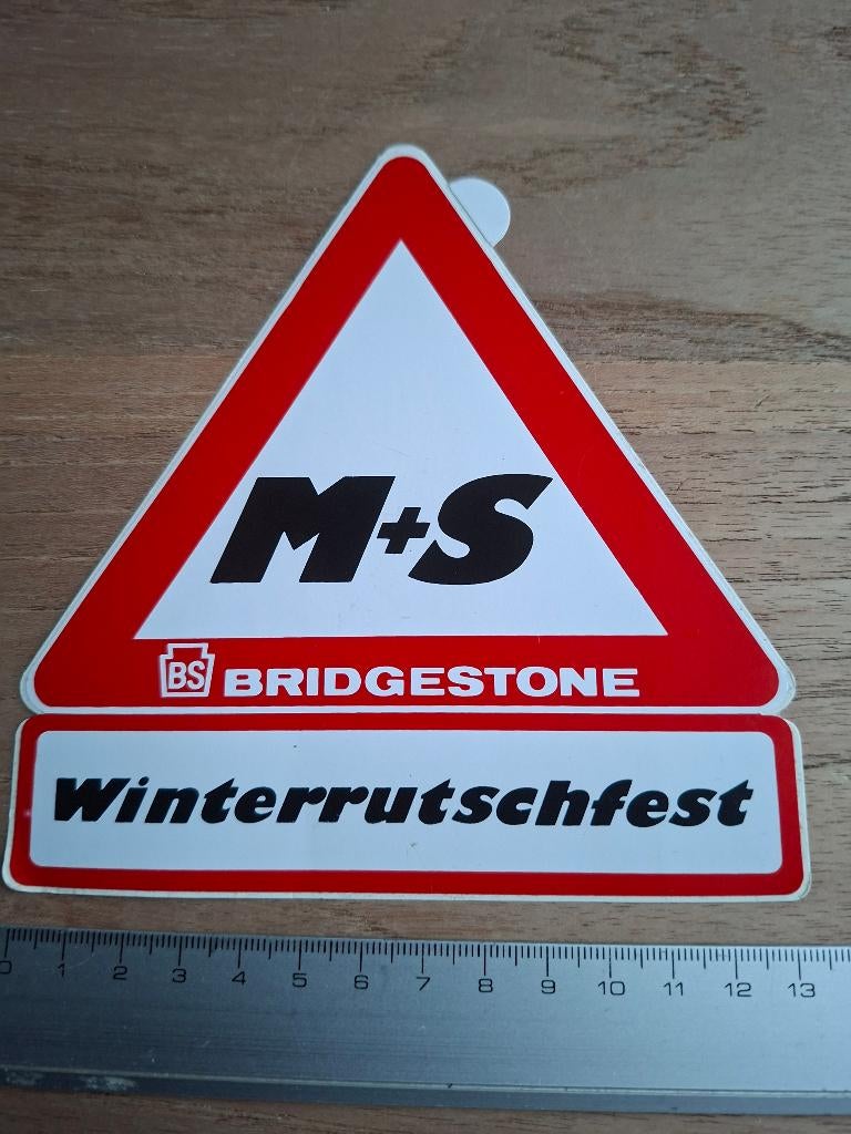 Sticker Bridgestone, Ophalen of Verzenden, Zo goed als nieuw, Auto of Motor