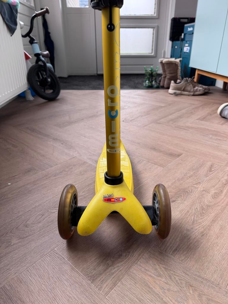 Microstep Mini met O-bar en zitje + groot stuur, Ophalen, Gebruikt, Overige typen