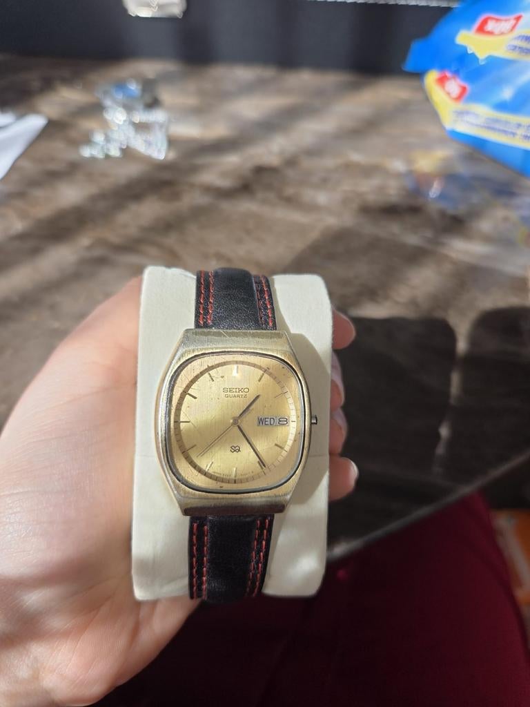 Zeldzame vintage Seiko loopt goed, Antiek en Kunst, Antiek | Klokken, Ophalen of Verzenden