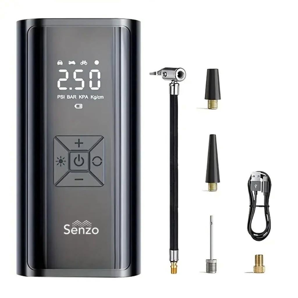 Senzo Elektrische bandenpomp, Theodoor Colenbranderhof 9, 3059LC Rotterdam, Nederland, Info@currentcomponents.nl, Nieuw, Ophalen of Verzenden