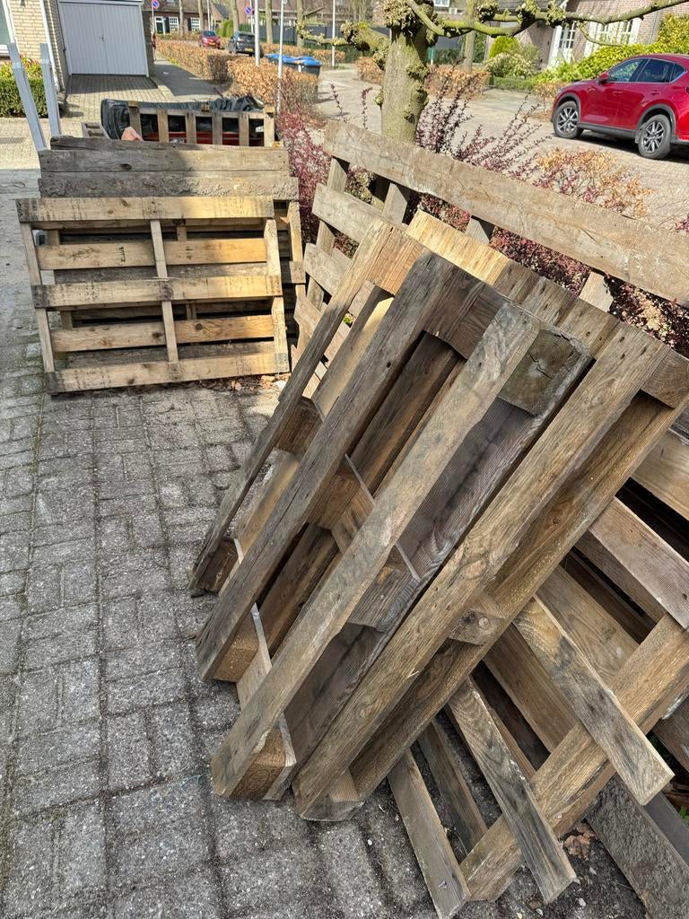 Gebruikte houten pallets voor diverse projecten, Ophalen, Gebruikt, 25 tot 50 mm, Pallet