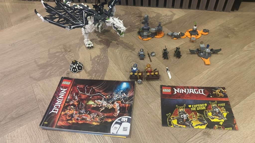 LEGO Ninjago 71721 Skull Sorcerer's Draak, Ophalen, Zo goed als nieuw, Complete set, Lego