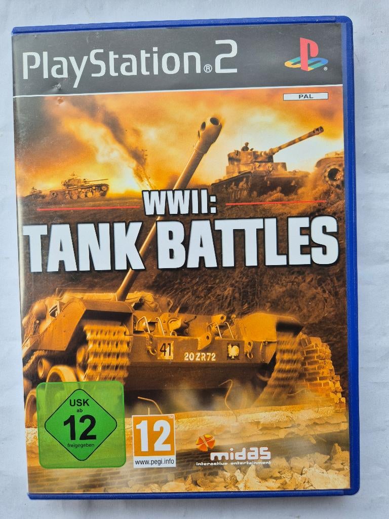 WWII : tank battles, Gebruikt, 1 speler, Racen en Vliegen, Ophalen of Verzenden