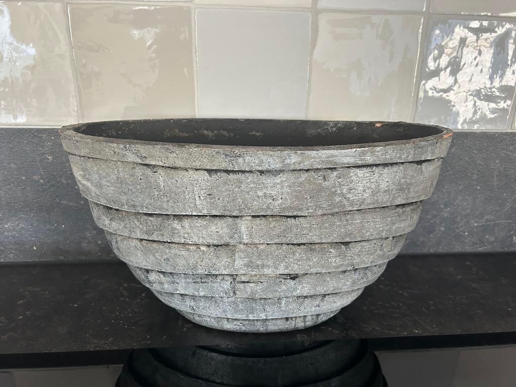 Langwerpige bloembak, Steen, Minder dan 30 cm, Minder dan 60 cm, Ophalen of Verzenden