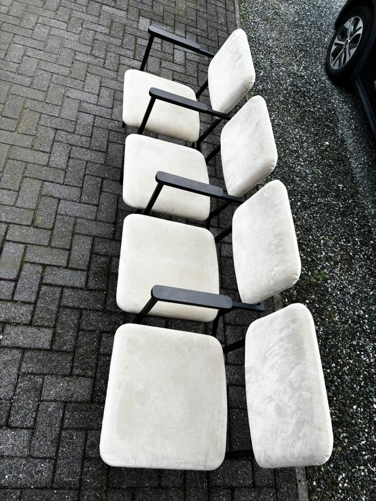 4 studio Henk stoelen ecru, Ophalen, Gebruikt, Wit, Vier