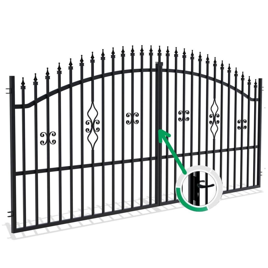 Sierpoort 'Tola' in 3 maten, compleet en op voorraad, Met poort, Nieuw, Ophalen of Verzenden, Sierhekwerk