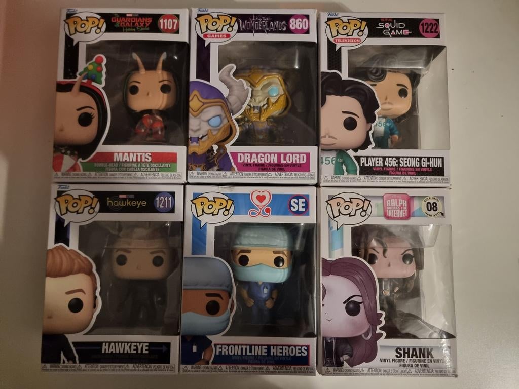 Funko Pop! Collectie: 6 Diverse Figuren (Nieuw in Doos), Ophalen of Verzenden, Nieuw