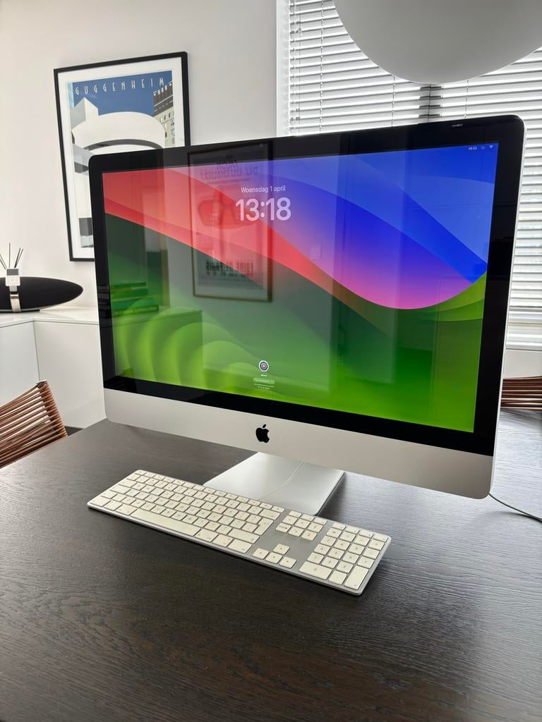 Zeer nette iMac 27inch i5 16GB RAM 256GB SSD - Sonoma - 2011, Computers en Software, Apple Desktops, Ophalen, Gebruikt, 2 tot 3 Ghz