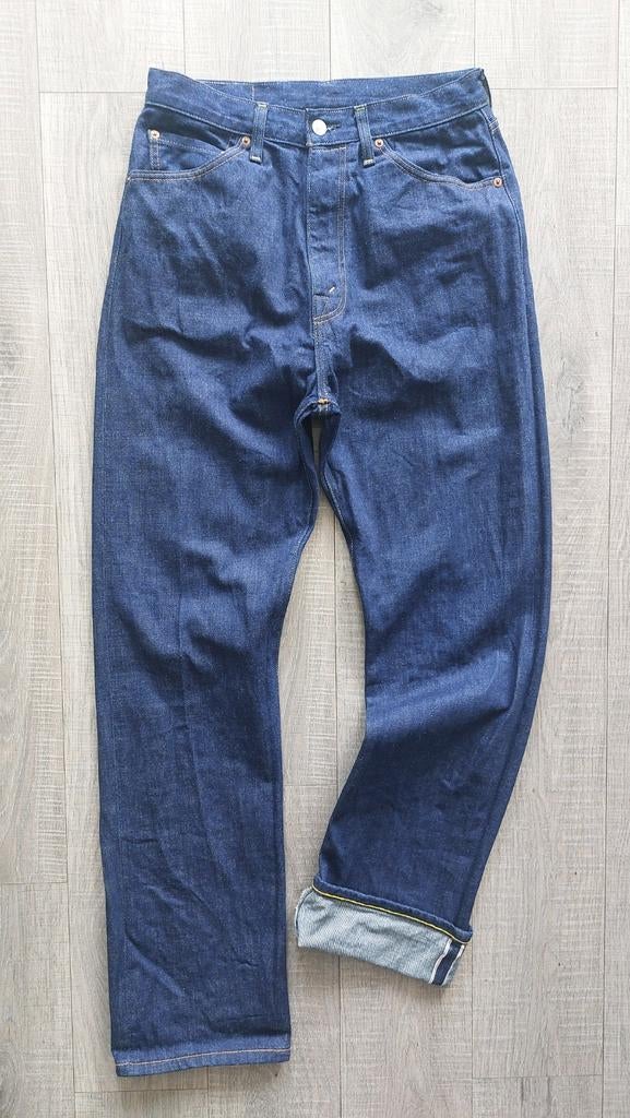 Levis Vintage Clothing 50s 701 big E Selvedge jeans 31, Kleding | Dames, Blauw, Ophalen of Verzenden, Zo goed als nieuw, W30 - W32 (confectie 38/40)