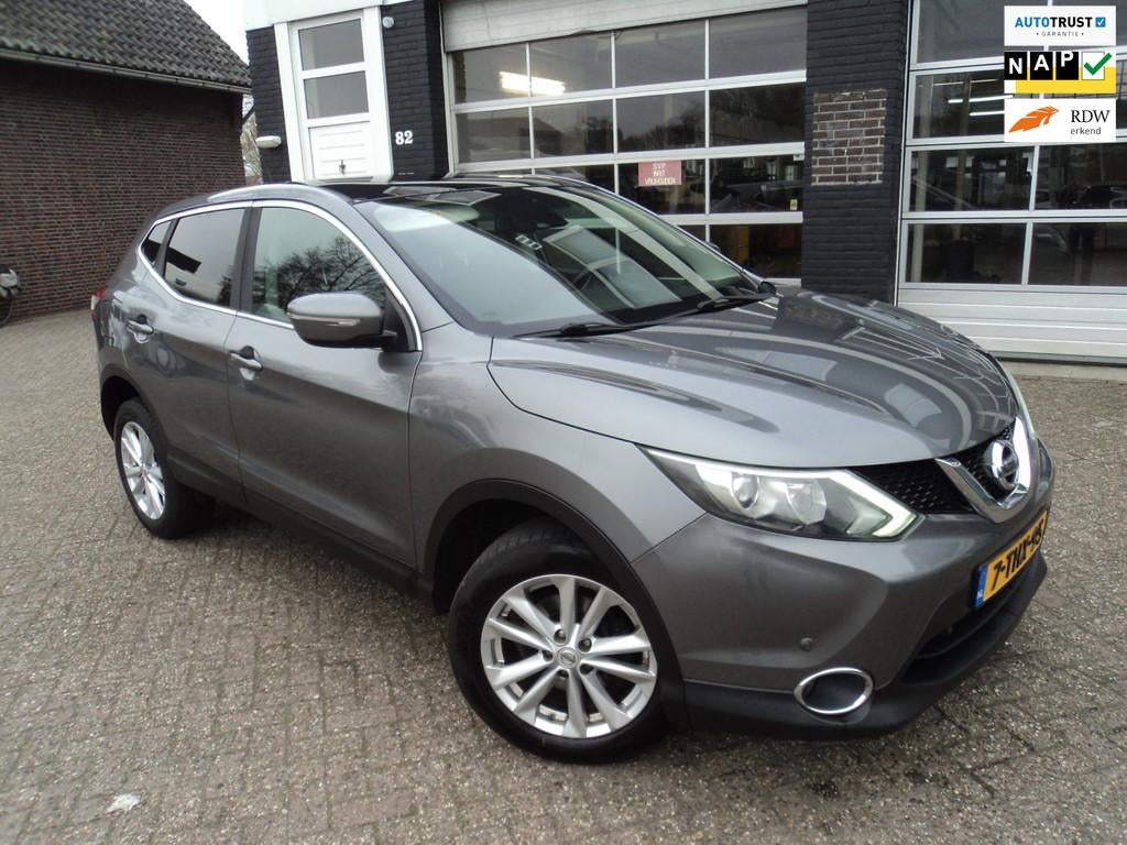 Nissan Qashqai 1.2 Connect Edition Panodak Cruise Trekhaak C, Voorwielaandrijving, Euro 5, Stof, Gebruikt