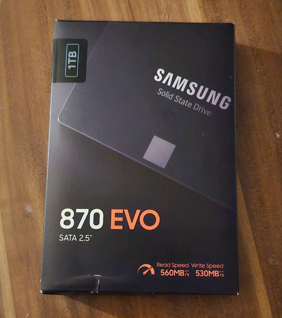 Samsung 870 Evo 1TB ssd, Intern, Nieuw, Ophalen of Verzenden, 1TB